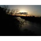 Tuscaloosa: : Black Warrior River at sunset in Tuscaloosa, AL