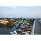 Fort Myers Beach: : View from Matanzas Pass Bridge looking towards the Gulf of Mexico.....