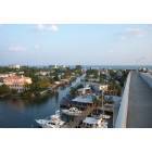 Fort Myers Beach: View from Matanzas Pass Bridge looking towards the Gulf of Mexico.....