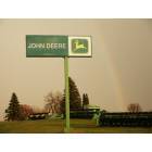 Kiester: Rainbow over the John Deer Dealership