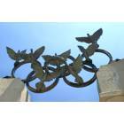 Atlanta: : Olympic ring sculpture in Centennial Olympic Park - Atlanta