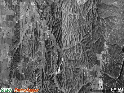 Sulphur Springs township, Arkansas satellite photo by USGS