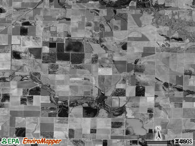McFall township, Arkansas satellite photo by USGS