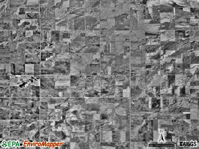 Sodus township, Minnesota satellite photo by USGS