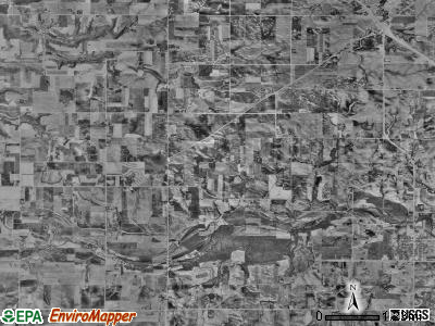 Wanamingo township, Minnesota satellite photo by USGS