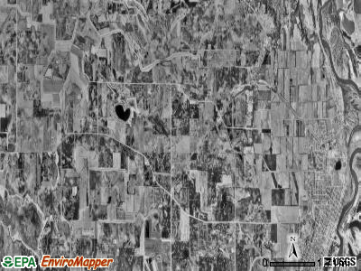 Traverse township, Minnesota satellite photo by USGS
