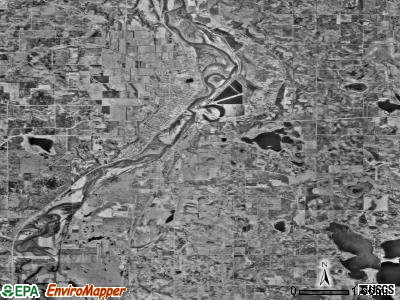 Kasota township, Minnesota satellite photo by USGS