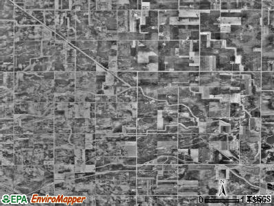 Prairieville township, Minnesota satellite photo by USGS