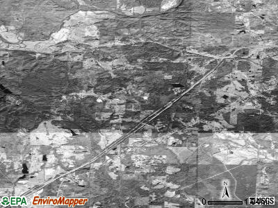 Fairplay township, Arkansas satellite photo by USGS