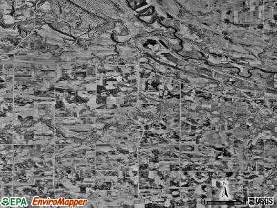Cottonwood township, Minnesota satellite photo by USGS