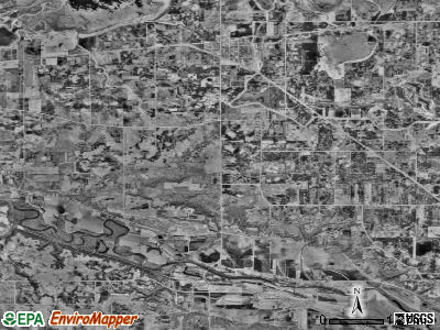 Nicollet township, Minnesota satellite photo by USGS