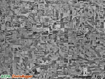 Roscoe township, Minnesota satellite photo by USGS