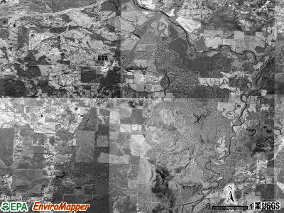 Haskell township, Arkansas satellite photo by USGS