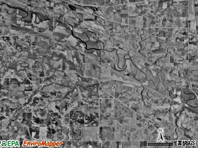 Cambria township, Minnesota satellite photo by USGS