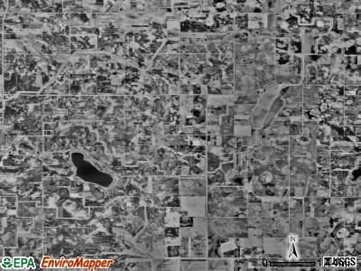 Linden township, Minnesota satellite photo by USGS
