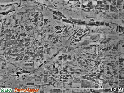 Stately township, Minnesota satellite photo by USGS