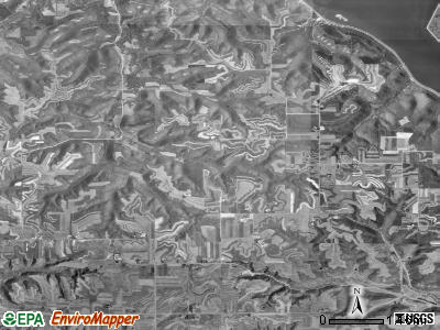 Mount Vernon township, Minnesota satellite photo by USGS