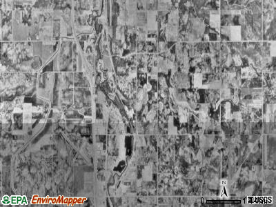 Clinton Falls township, Minnesota satellite photo by USGS