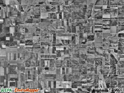 Troy township, Minnesota satellite photo by USGS