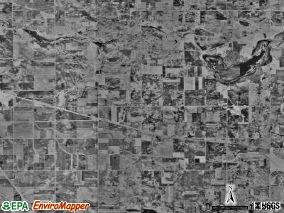 Havana township, Minnesota satellite photo by USGS