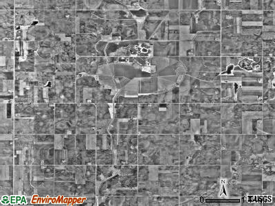 Lowville township, Minnesota satellite photo by USGS