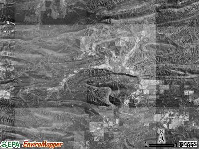 Mazarn township, Arkansas satellite photo by USGS
