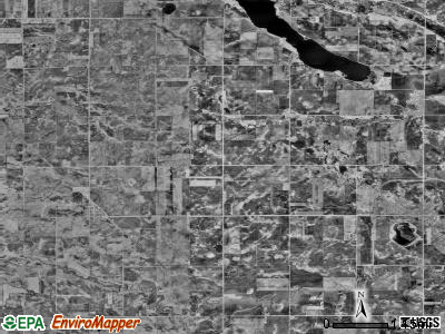 Adrian township, Minnesota satellite photo by USGS