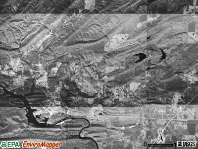 Magnet township, Arkansas satellite photo by USGS