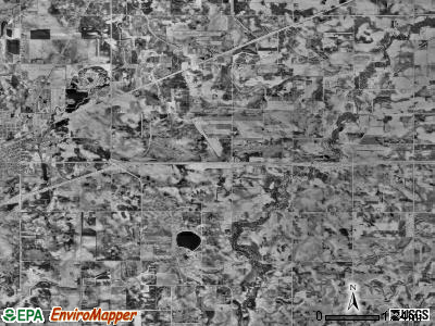 Rosendale township, Minnesota satellite photo by USGS