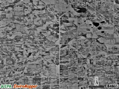 Fieldon township, Minnesota satellite photo by USGS
