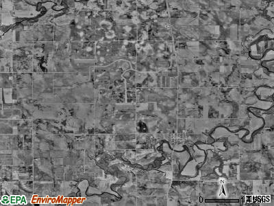 Vernon Center township, Minnesota satellite photo by USGS
