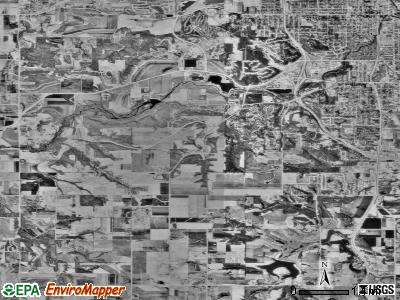 Rochester township, Minnesota satellite photo by USGS