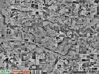 Marion township, Minnesota satellite photo by USGS