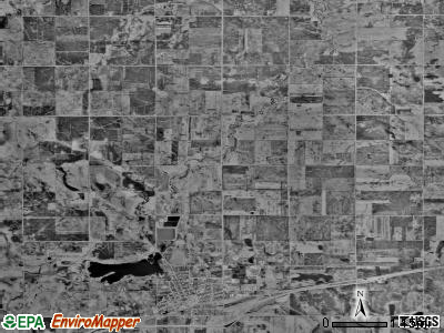 Midway township, Minnesota satellite photo by USGS