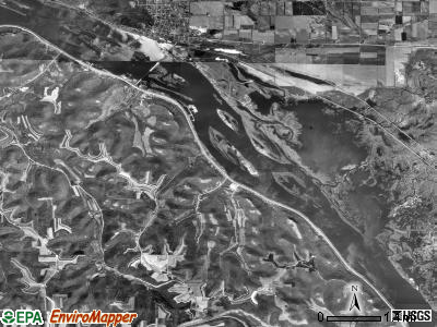 Richmond township, Minnesota satellite photo by USGS