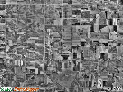 Elmer township, Minnesota satellite photo by USGS