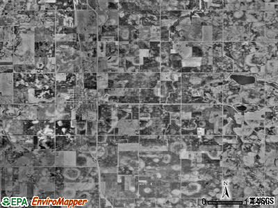New Richland township, Minnesota satellite photo by USGS
