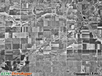 Springfield township, Minnesota satellite photo by USGS