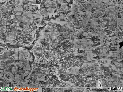 South Branch township, Minnesota satellite photo by USGS