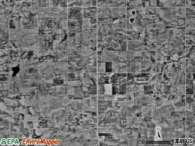 Antrim township, Minnesota satellite photo by USGS