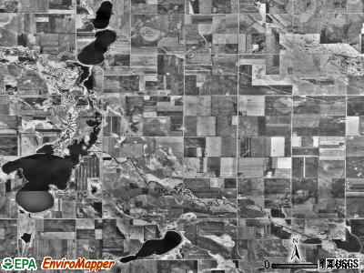 Southbrook township, Minnesota satellite photo by USGS