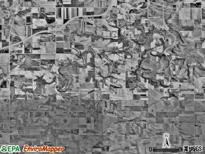 Pleasant Grove township, Minnesota satellite photo by USGS
