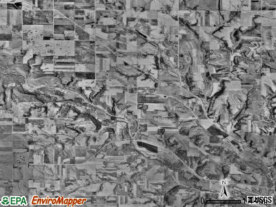 Orion township, Minnesota satellite photo by USGS