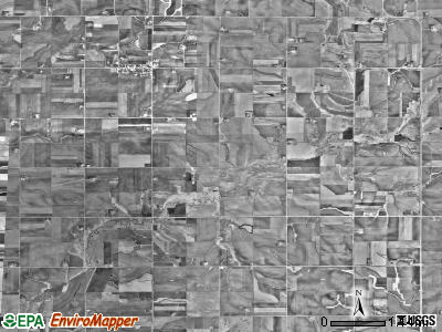Leota township, Minnesota satellite photo by USGS
