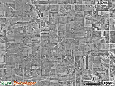 Wilmont township, Minnesota satellite photo by USGS