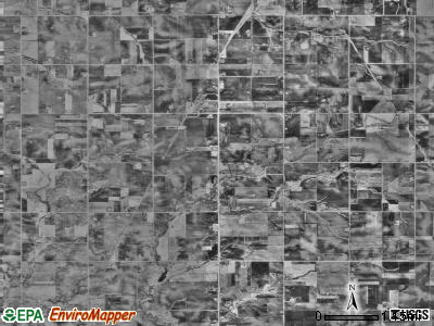 Waltham township, Minnesota satellite photo by USGS