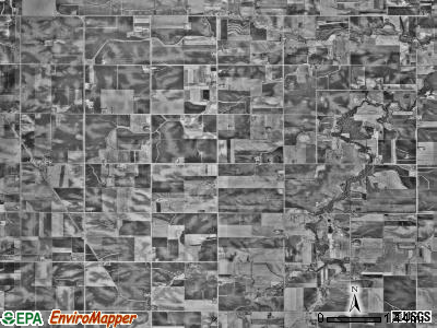 Sargeant township, Minnesota satellite photo by USGS