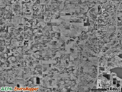 Bath township, Minnesota satellite photo by USGS