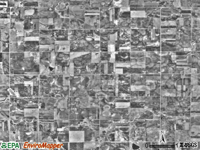 Bloom township, Minnesota satellite photo by USGS