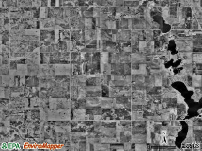 Cedar township, Minnesota satellite photo by USGS